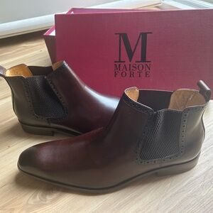 Men's Brown Leather Chelsea Boots